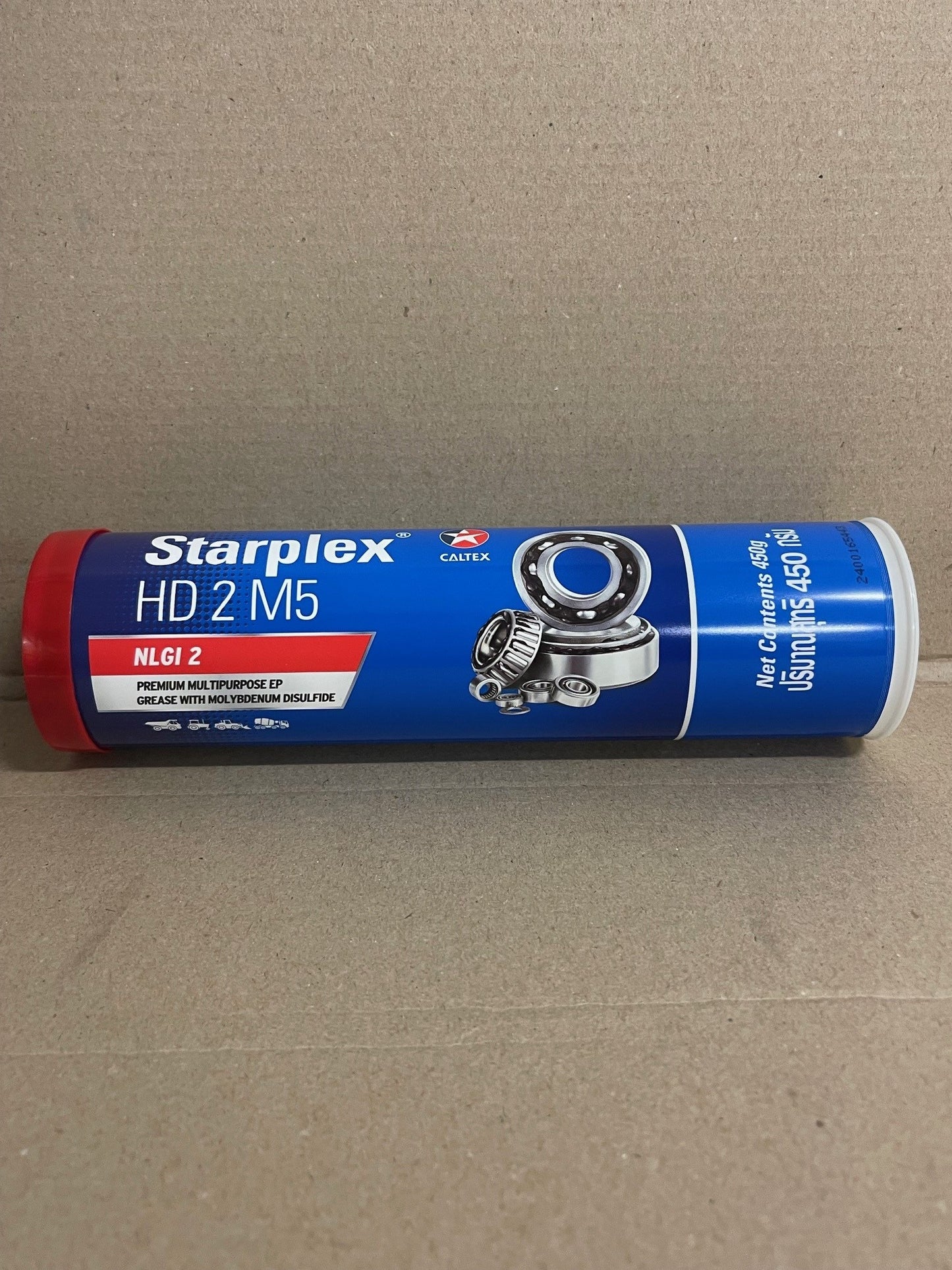 CALTEX Delo Starplex HD2 M5 Moly 5% EP2 Black Grease 450g - Box of 12 / 510883TRS