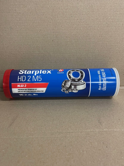 CALTEX Delo Starplex HD2 M5 Moly 5% EP2 Black Grease 450g - Box of 12 / 510883TRS