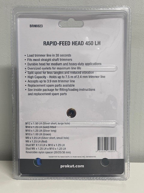 RAPID FEED SPEED FEED 450 LARGE PREMIUM QUALITY NYLON BUMP FEED TRIMMER LINE HEAD