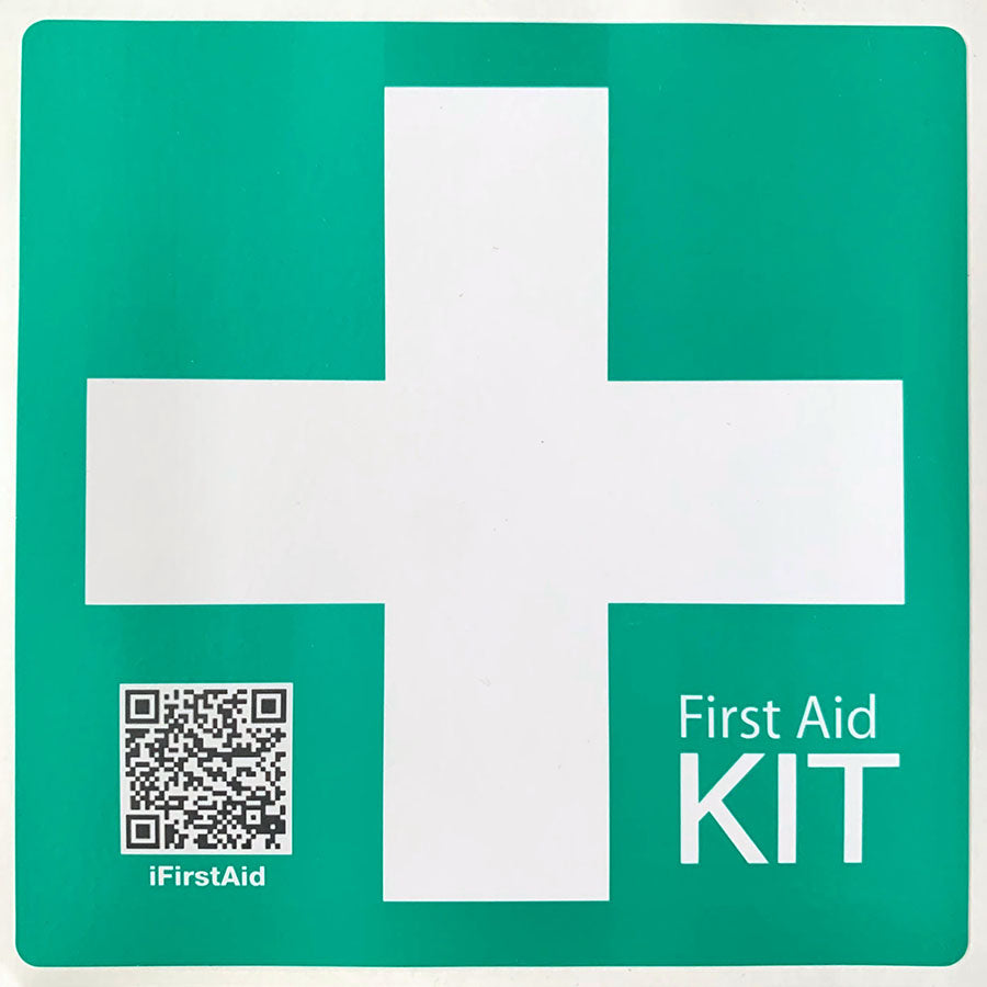 Compliant Vehicle First Aid Sticker | Safety Alert