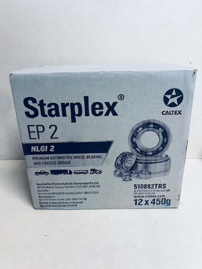 CALTEX CX Delo Starplex EP2 Red Grease 450g - Box of 12