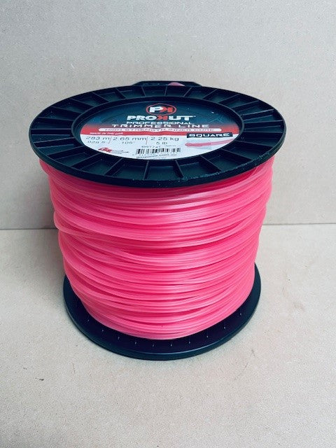 PROKUT BRUSHCUTTER TRIMMER LINE  SQUARE PINK .105 2.65MM 5LB  283M SPOOL