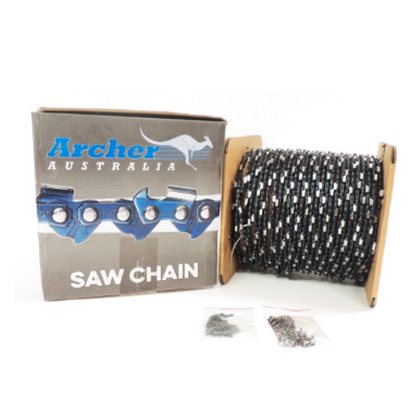 Archer Chain Reel – 1/4″, .050″, 100ft, Semi Chisel