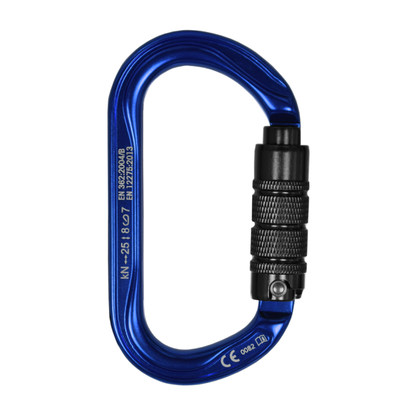 STEIN Carabiner Karabiner SECURA Oval Gold Blue Twin Pack