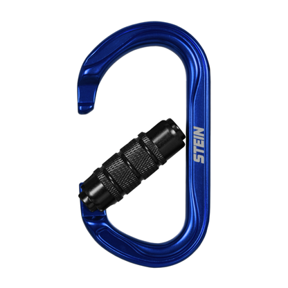 STEIN Carabiner Karabiner SECURA Oval Gold Blue Twin Pack