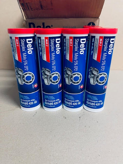 CALTEX Delo Starplex Moly 5% EP 2 Black Grease 425G - Carton of 12