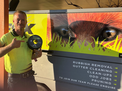 X-LINE 4mm Square Textured Commercial Grade Brushcutter Trimmer Line 134m Spool