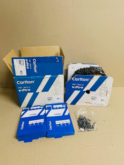 CARLTON Chainsaw Chain A3LM-100R 3/8 .063 Full Chisel 100 Foot Roll