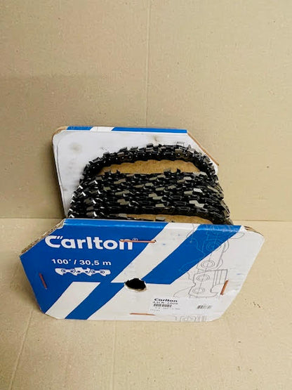 CARLTON Chainsaw Chain A3LM-100R 3/8 .063 Full Chisel 100 Foot Roll