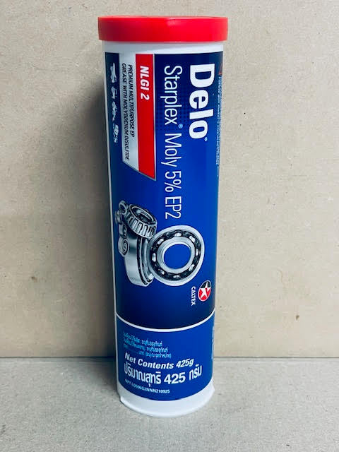 Delo Starplex CALTEX Delo Starplex HD2 M5 Moly 5% EP2 Black Grease 450g - Box of 12