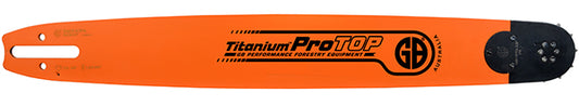 GB FORESTRY Pro Top Titanium Sprocket Nose Chainsaw Guide Bar - 25 Inch 3/8" .063" D025 Mount