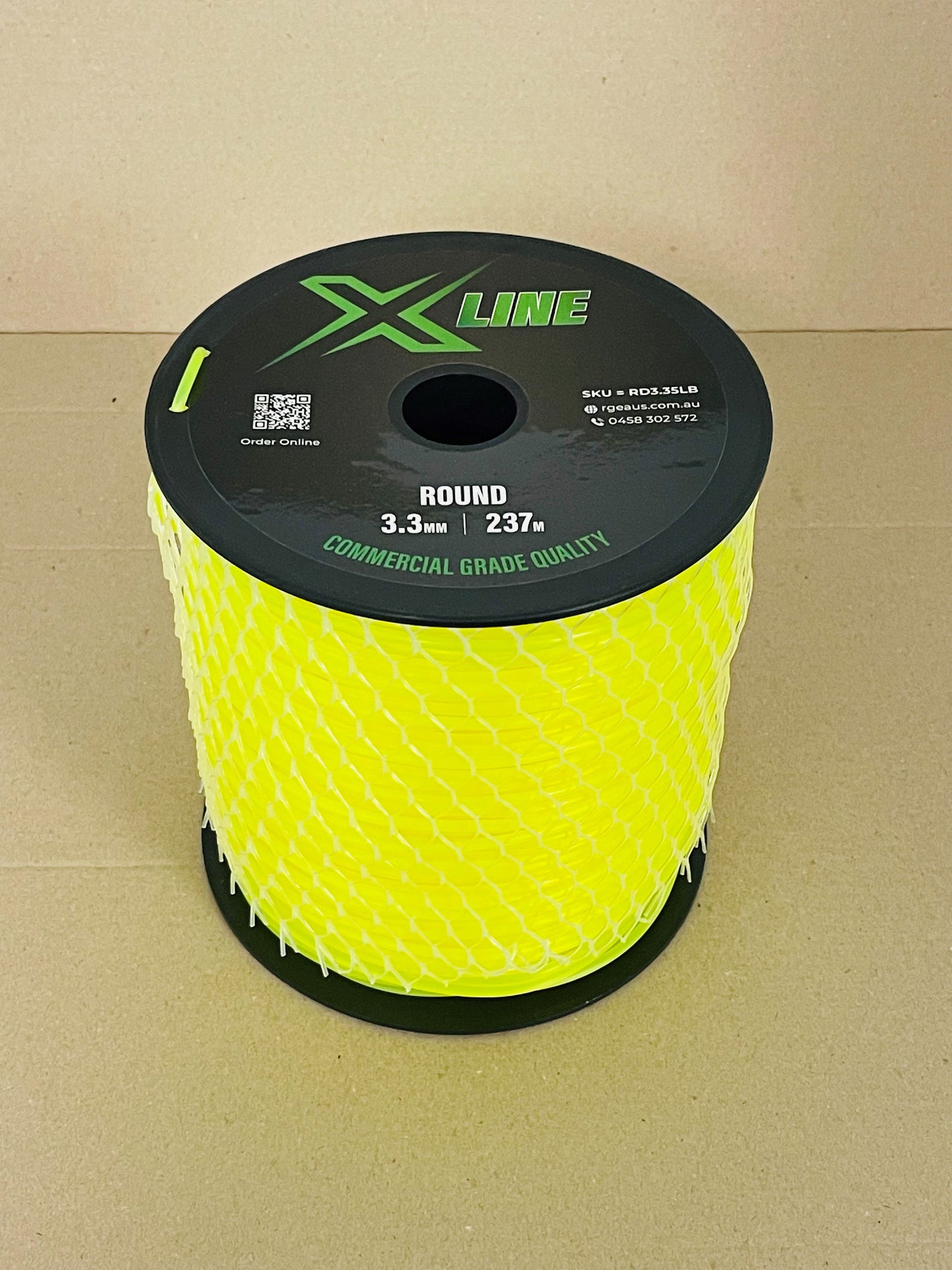 X-LINE 3.3mm Round Commercial Grade Brushcutter Trimmer Line 237m Spool