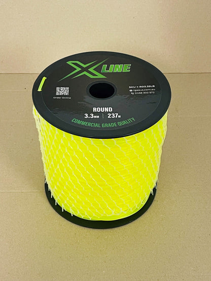 X-LINE 3.3mm Round Commercial Grade Brushcutter Trimmer Line 237m Spool
