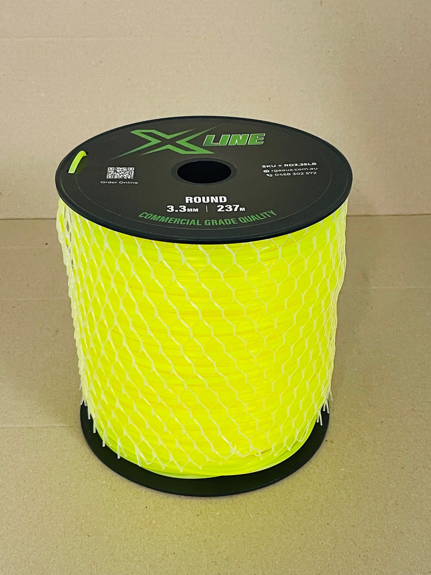 X-LINE 3.3mm Round Commercial Grade Brushcutter Trimmer Line 237m Spool