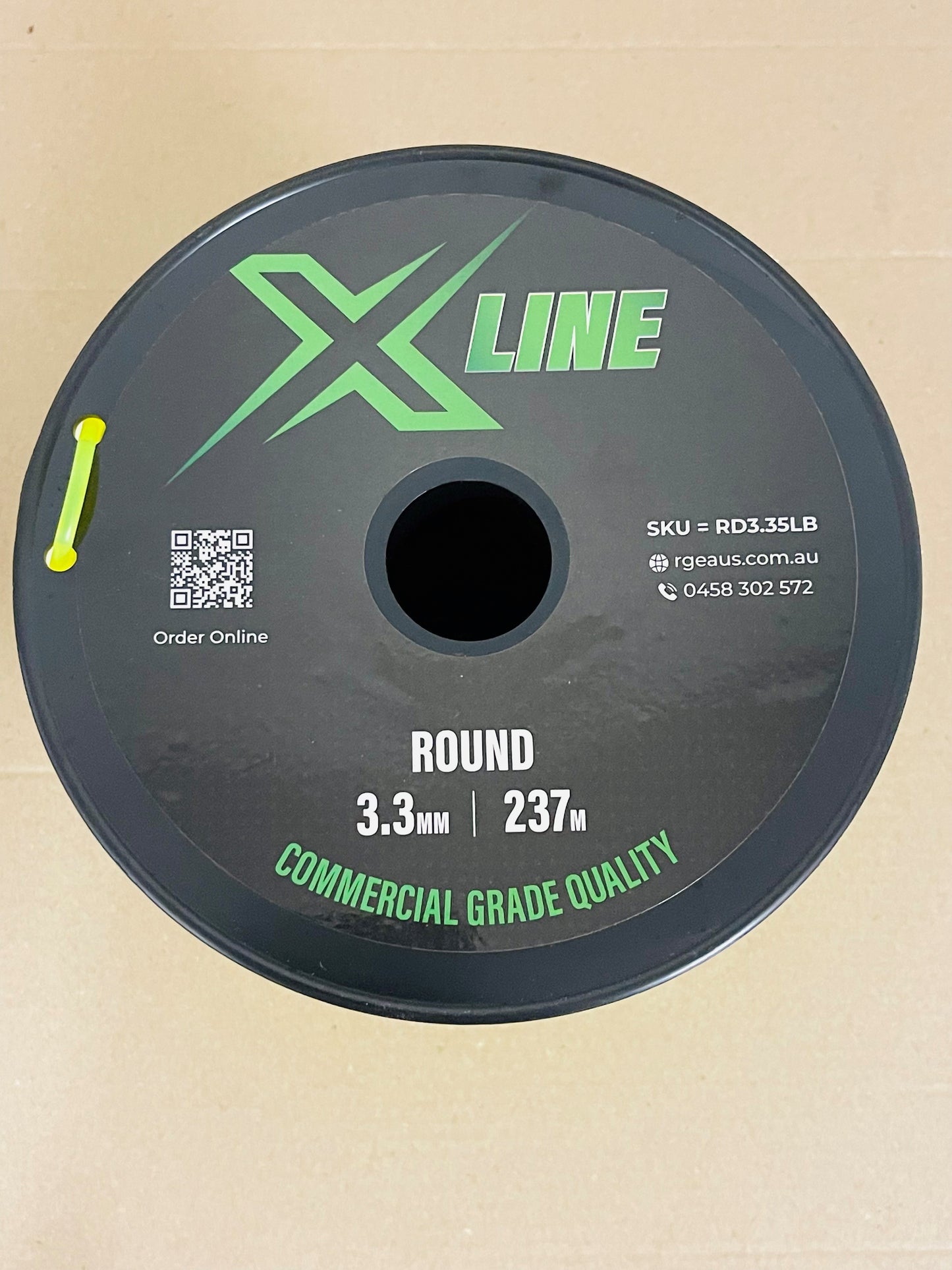 X-LINE 3.3mm Round Commercial Grade Brushcutter Trimmer Line 237m Spool