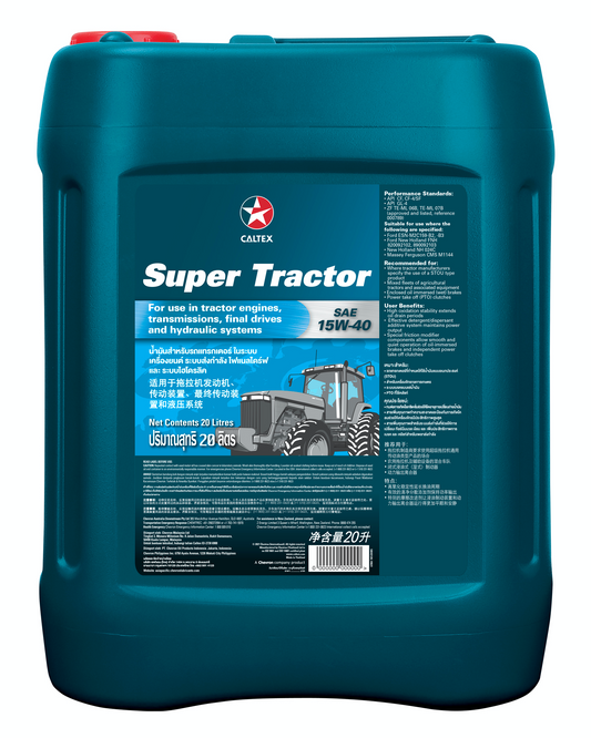 Caltex Super Tractor Universal Oil 15W-40 20L Drum