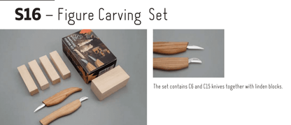BeaverCraft S16 - Whittling Wood Knives Kit