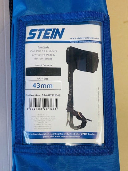 STEIN X2 Climber Spike Kit Black - Fitted with 43mm Gaffs
