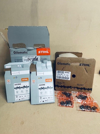 STIHL Chainsaw Chain 100 Foot Roll - Rapid Micro 36RMC 3/8 .063 Semi Chisel