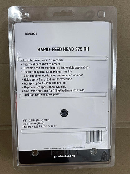 RAPID FEED 375 SPEED FEED RIGHT HAND THREAD BRUSHCUTTER TRIMMER LINE HEAD