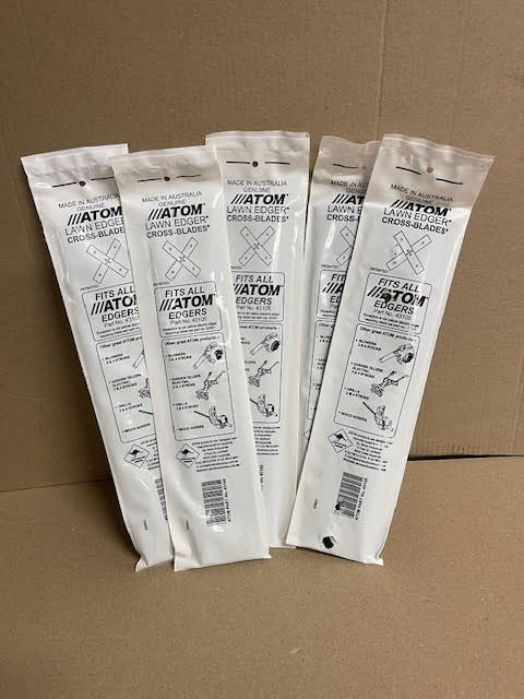 Genuine Atom Lawn Edger Blade Set x 5 Sets