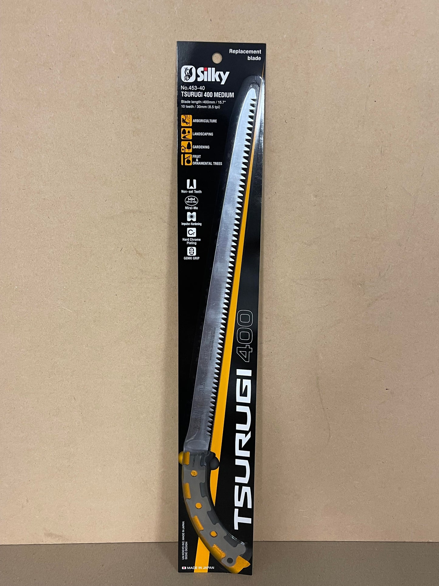 Silky Tsurugi Straight Medium Tooth 400mm Replacement Blade