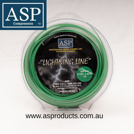 ASP TRIMMER LINE 3.00mm ROUND – 0.45KG DONUT PACK (1LB RD .120/3.0mm) 0.54KG