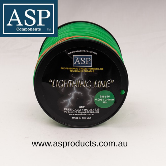 ASP TRIMMER LINE 2.40mm ROUND – 1.35KG SPOOL (3LB RD.095/2.4) 1.6KG
