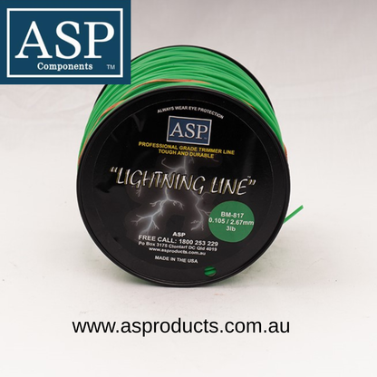 ASP TRIMMER LINE 2.67mm ROUND – 1.35KG SPOOL (3LB ROUND.105/2.67) 1.6KG