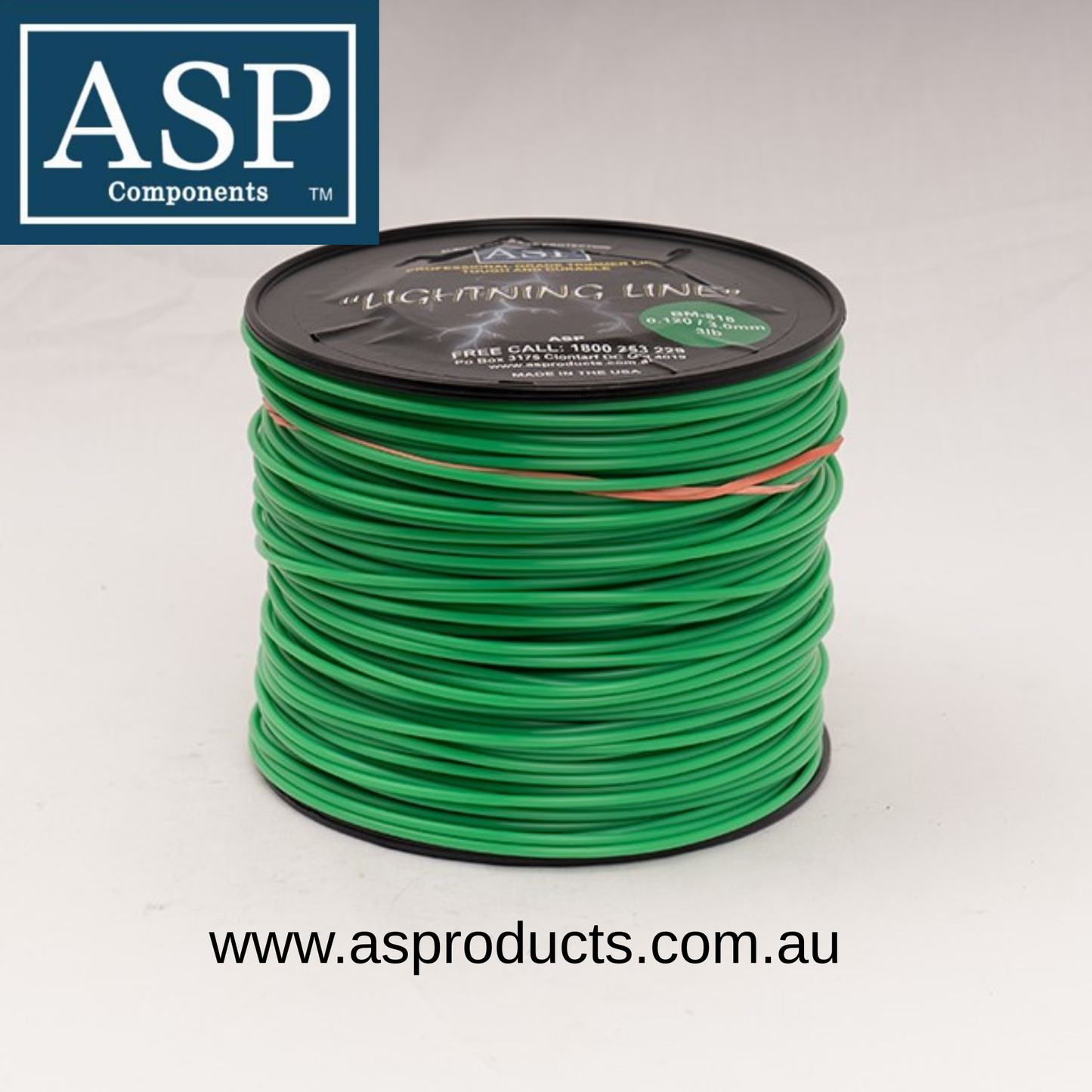 ASP TRIMMER LINE 3.00mm ROUND – 1.35KG SPOOL (3LB ROUND.120/3.0) 1.62KG