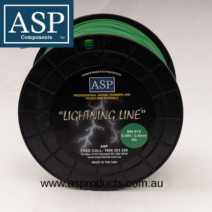 ASP TRIMMER LINE 2.40mm ROUND – 2.25KG SPOOL (5LB ROUND.095/2.4) 2.6KG