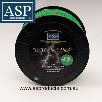 ASP TRIMMER LINE 2.67mm ROUND – 2.25KG SPOOL (5LB ROUND.105/2.7 2.56KG)