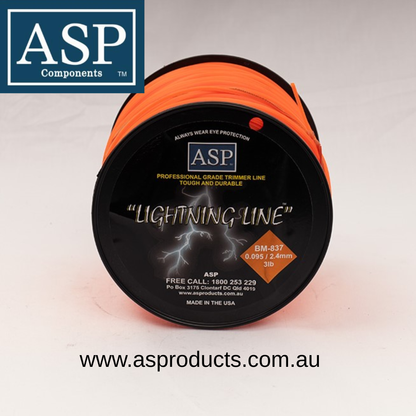 ASP TRIMMER LINE 2.40mm DIAMOND – 1.35KG SPOOL (3LB SQ.095/2.4) 2.0KG