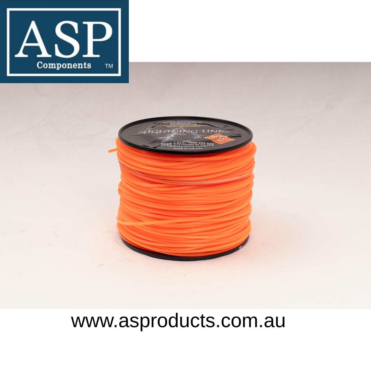 ASP TRIMMER LINE 2.67mm DIAMOND – 1.35KG SPOOL (3LB SQ.105/2.7) 2.0KG
