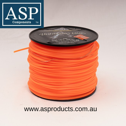 ASP TRIMMER LINE 3.00mm DIAMOND – 1.35KG SPOOL (3LB SQ.120/3.0 1.62KG)