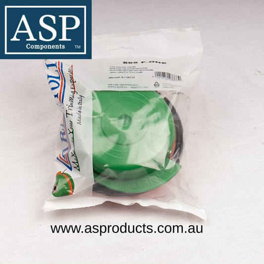 ASP BUMP FEED LARGE F-ONE QUICK RE-SPOOL COMMERCIAL HEAD WITH 10 X 1.00FLH THREAD 0.6kg