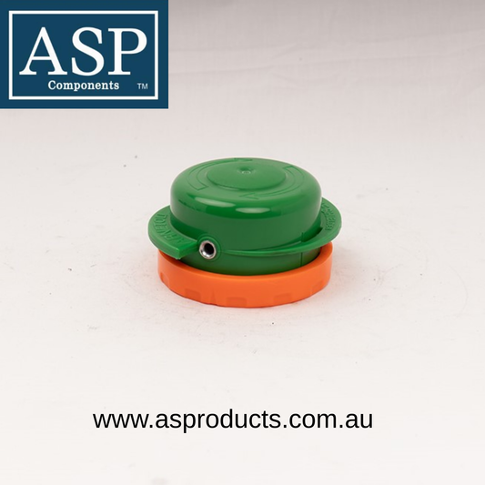 ASP BUMP FEED F-ONE QUICK RE-SPOOL COMMERCIAL HEAD WITH 10 x 1.25FLH THREAD .4KG
