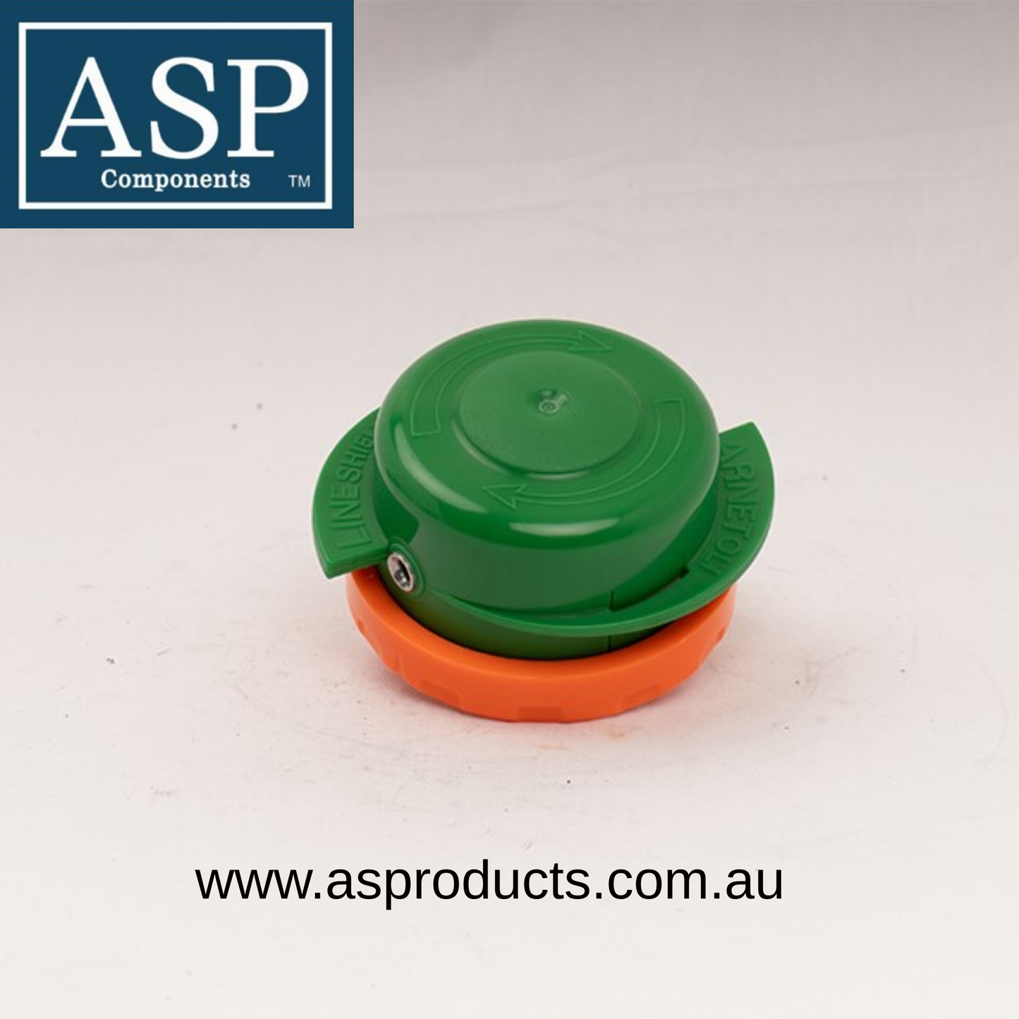 ASP BUMP FEED F-ONE QUICK RE-SPOOL COMMERCIAL HEAD WITH 8 x 1.25 FLH THREAD .4KG