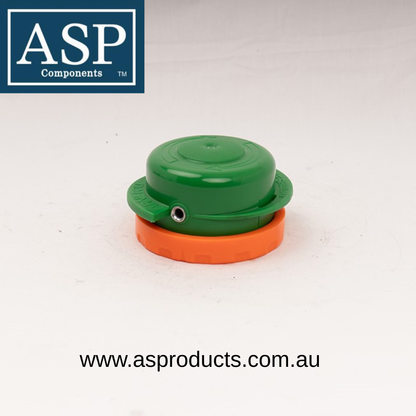 ASP BUMP FEED F-ONE QUICK RE-SPOOL COMMERCIAL HEAD WITH 8 x 1.25 MLH THREAD .4KG