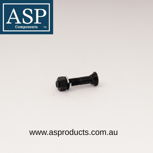 ASP PLOUGH BOLT 7/16 X 2 1/4 , WASHER & NUT. 170710, 46384,50104 0.062KG