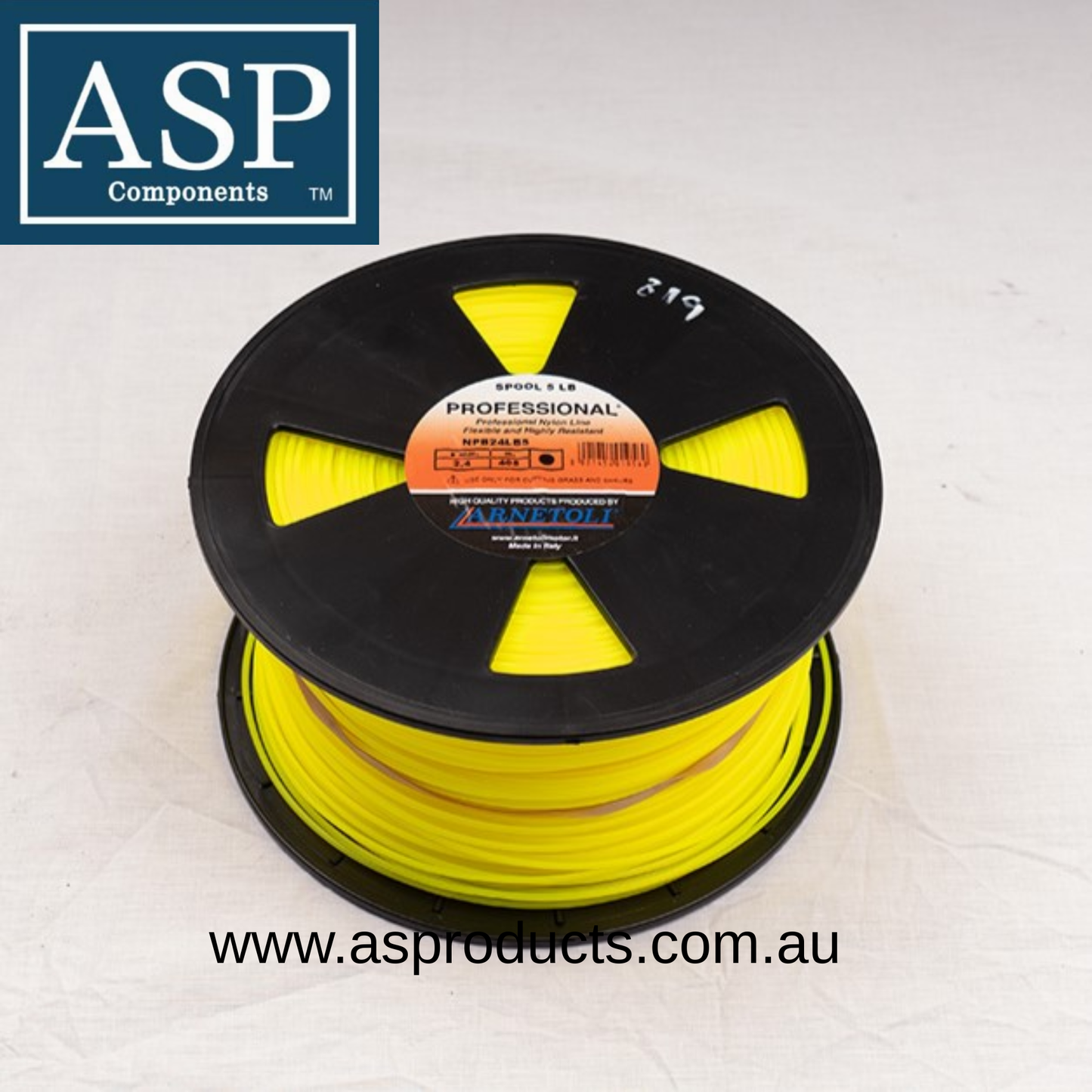 ASP TRIMMER LINE – PROFESSIONAL LINE ROUND 2.4mm 2.25KG -5LB MADE IN ITALY