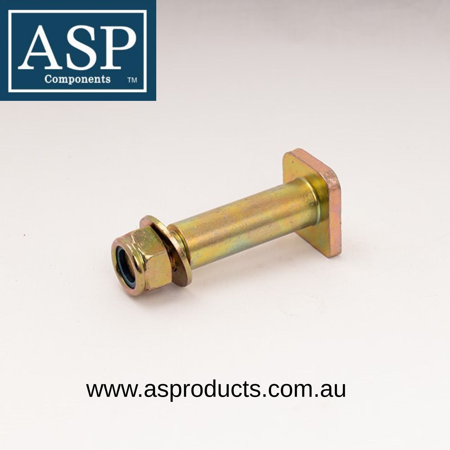 ASP MULCHER PIN (THREADED) WITH NUT & WASHER .54KG