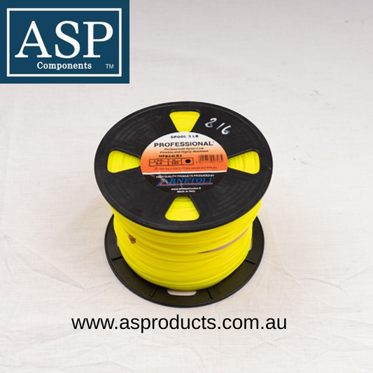ASP TRIMMER LINE – PROFESSIONAL 2.40mm ROUND – 1.35KG SPOOL (R/D 2.4 3LB) 1.62KG