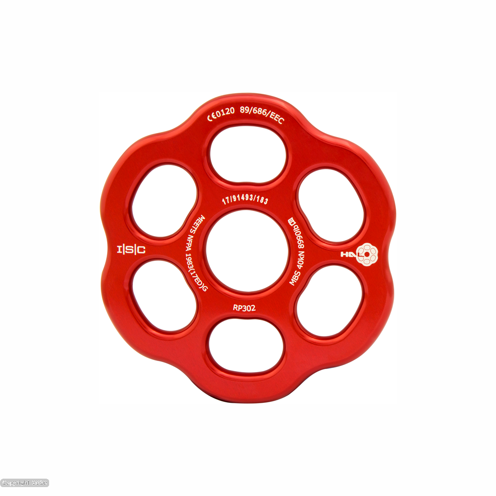 ISC HALO Rigging Plate - Small - 40kN - Red