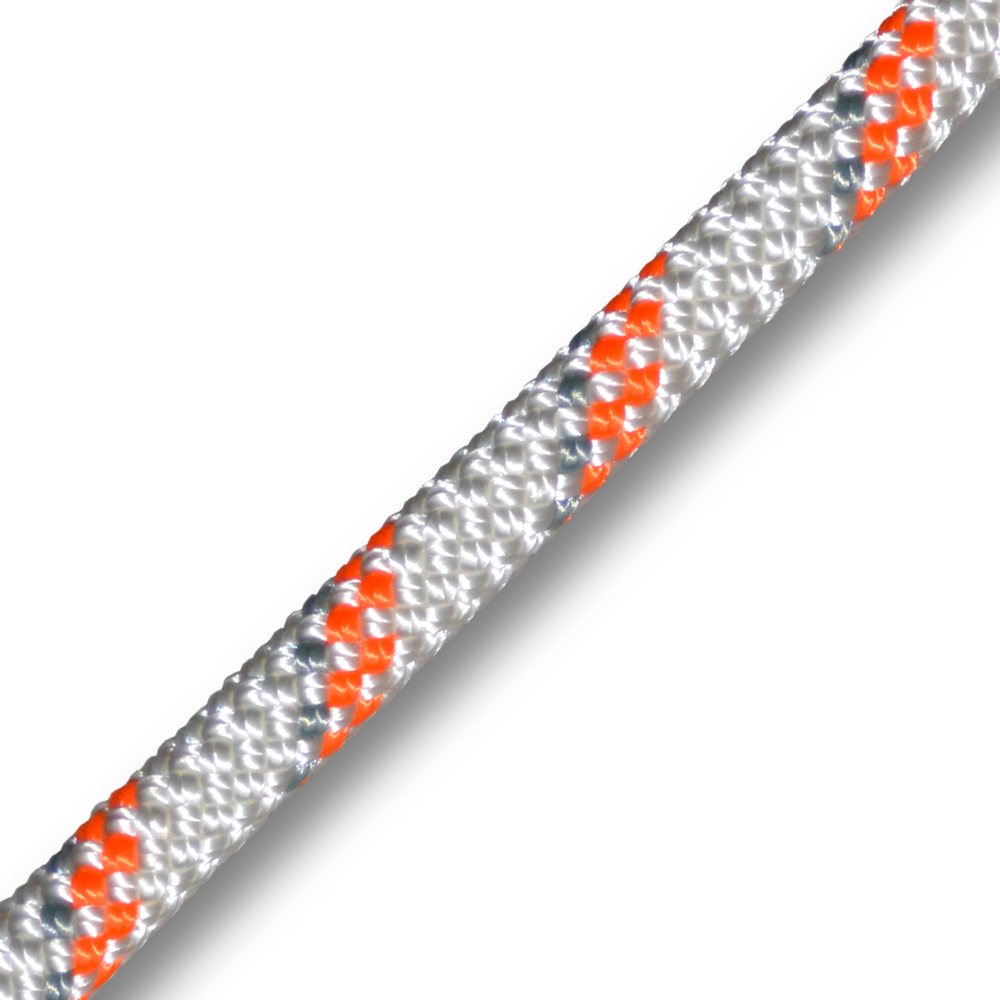 STEIN OMEGA 12 Rigging Line ORL 32/12 (White with Orange Fleck) 50m