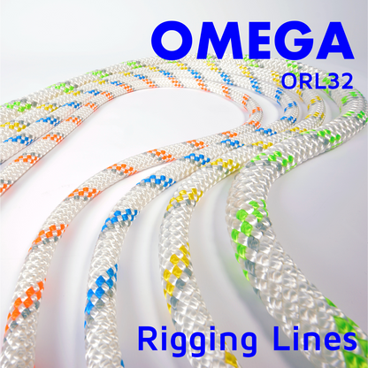 STEIN OMEGA 20 Rigging Line ORL 32/20 (White with Green Fleck) 50m