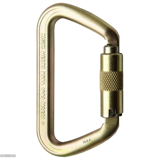 ISC Steel Oval Screwgate Supersafe Karabiner – 25kN